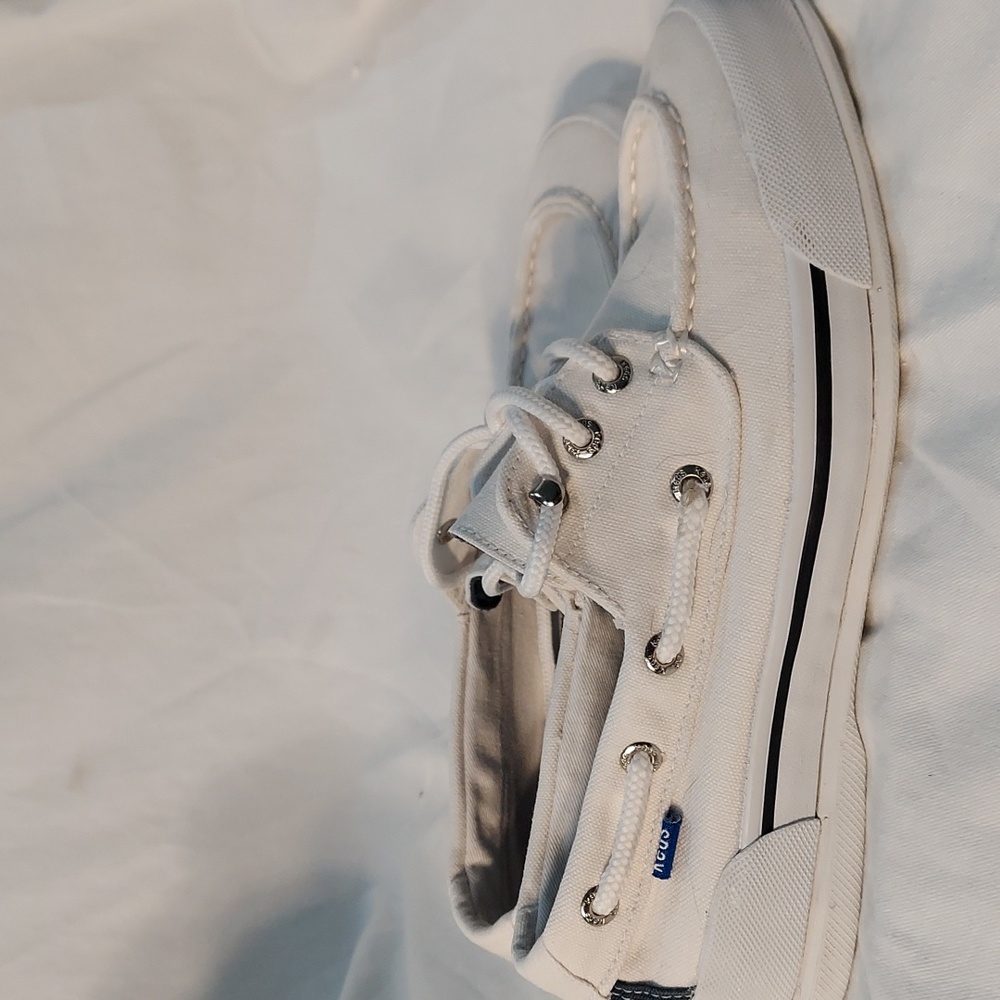 Keds sneakers size 8 womens wf8307m white tie